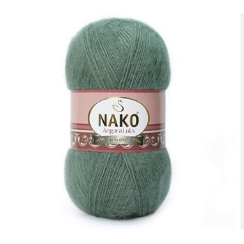 Nako Angora Luks 1631 zgaszona zieleń