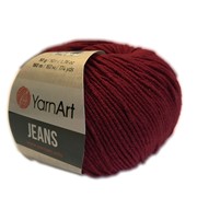 YarnArt Jeans 66 bordo