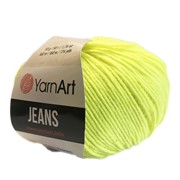 YarnArt Jeans 58 żółty neon