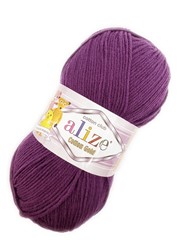 Alize Cotton Gold 122 ciemny fiolet