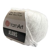 YarnArt Jeans 62 biały